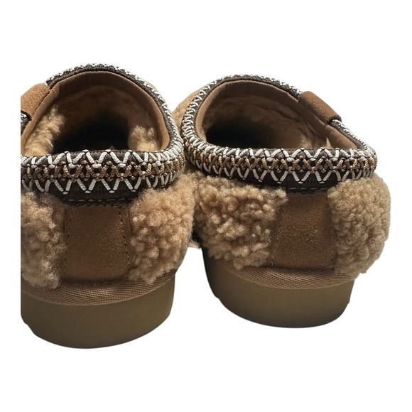 UGG Men's Tasman Maxi Curly Chestnut Suede Slipper. Sz: 9 - Picture 7 of 10